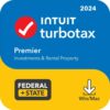 TurboTax – Premier 2024 Fed + E-file & State – Mac OS, Windows [Digital]