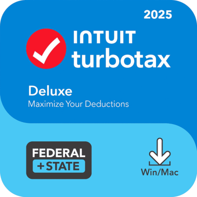 TurboTax Deluxe 2025 + State – Mac OS, Windows [Digital Download]