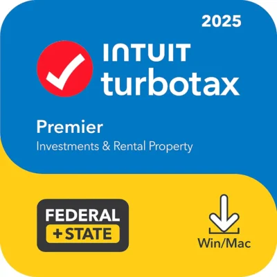 TurboTax Premier 2025 + State – Mac OS, Windows [Digital Download]